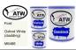 Preview: Ford, Oxford White (cladding), M6466: 1L Lackdose + 1L Klarlack + 500ml Härter - Set, von ATW Autoteile West.